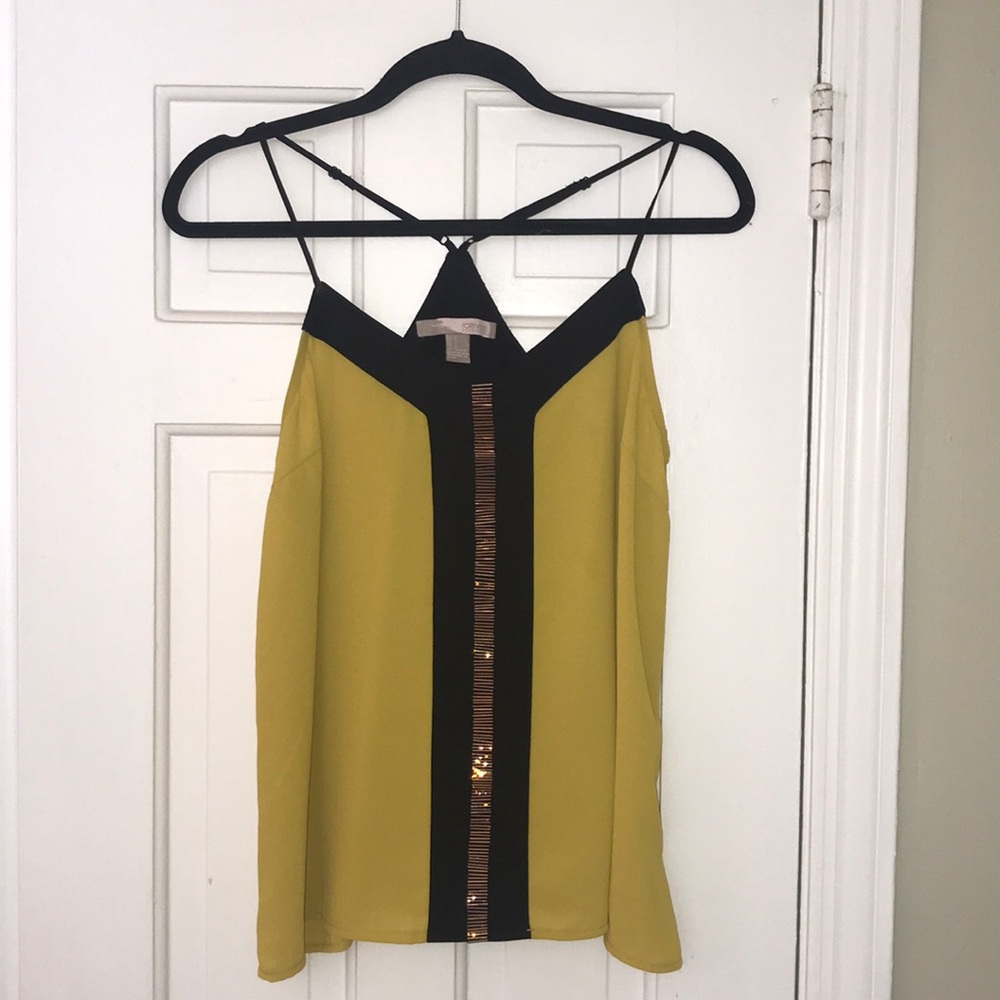 Color block tank top